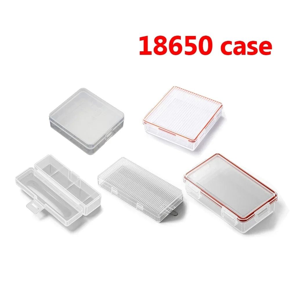 18650 Battery Case Waterproof Battery Storage Box Rechargeable Battery Holder