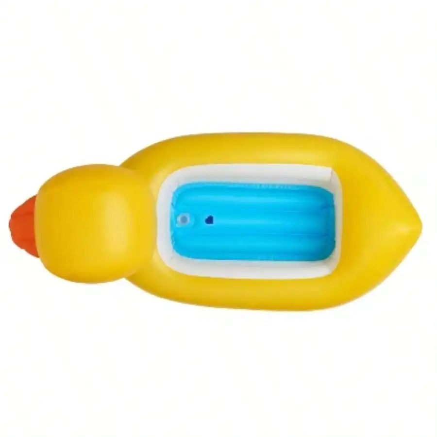 Portable Inflatable Baby Bathtub – Foldable Duck Design Travel Baby Tub