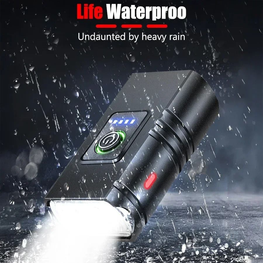 USB Rechargeable Bicycle Front Light with 1000 Lumen LED Headlight