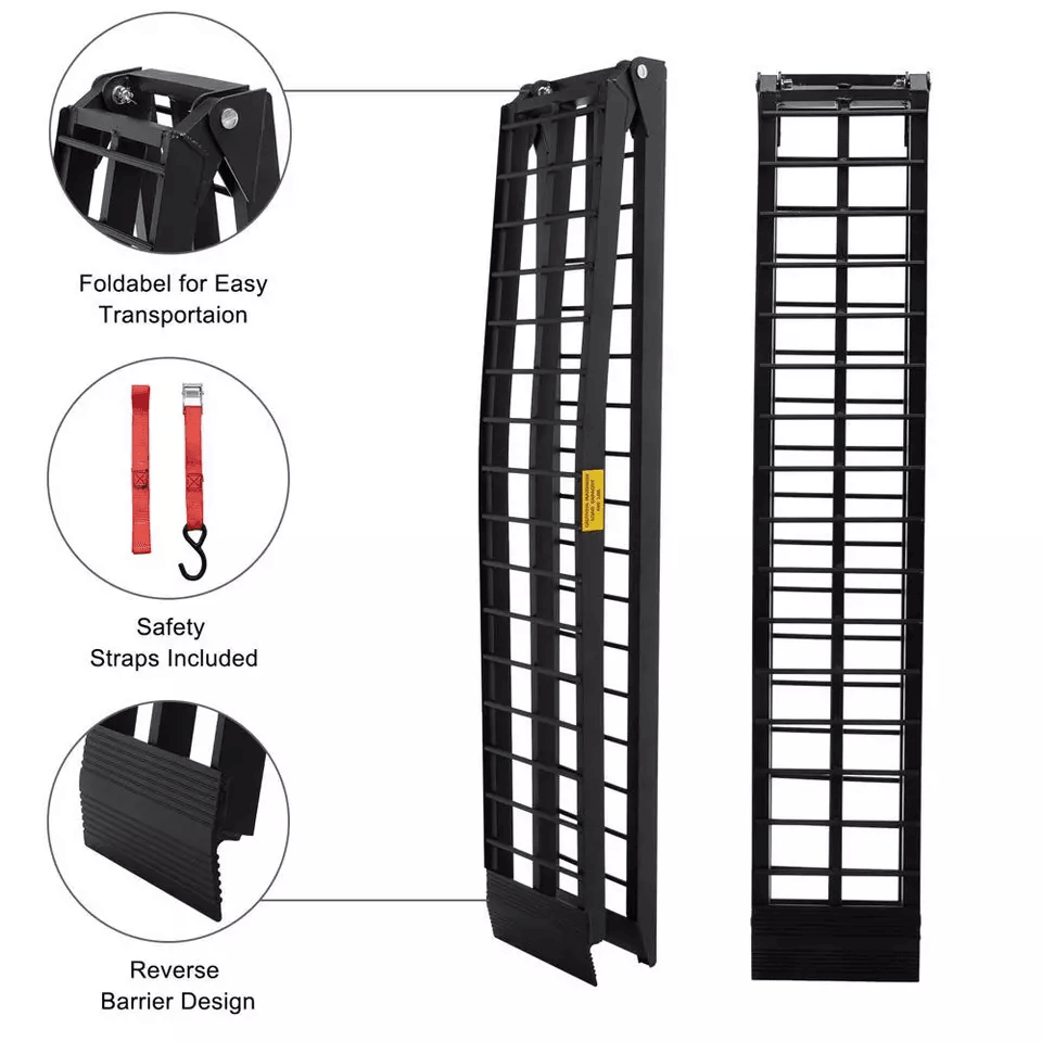 Heavy Duty Aluminum Loading Ramps for ATV, Motorcycle & Truck