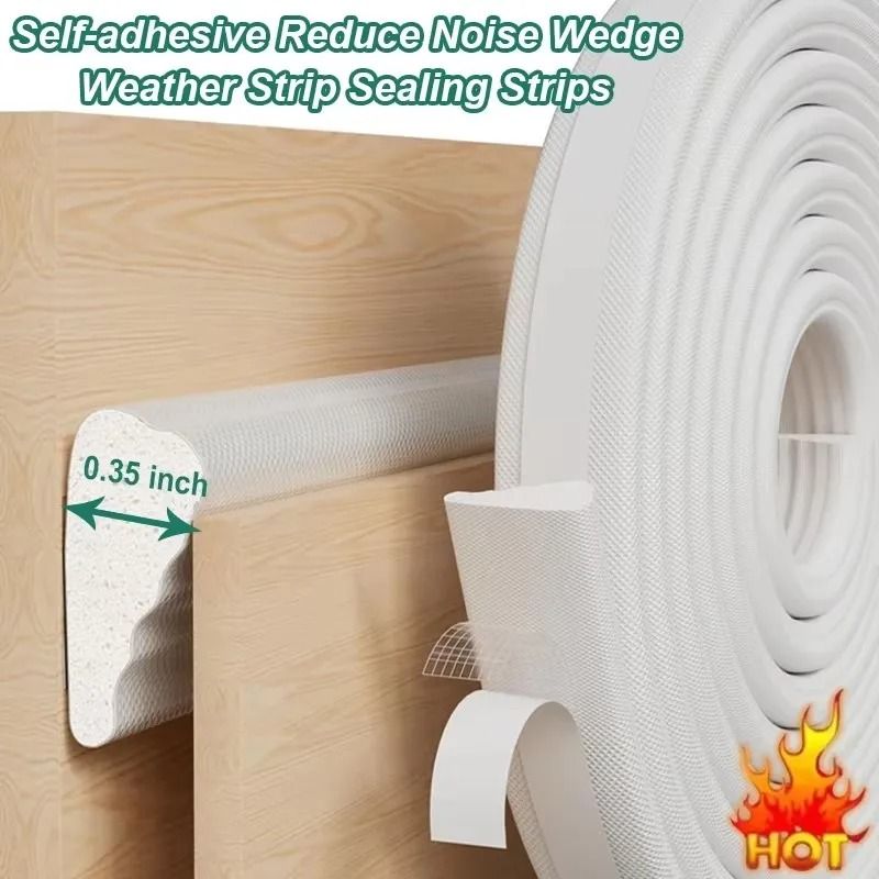 Acoustic Insulation Foam Window Seal Strip Windproof Soundproof
