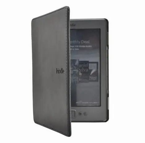 Leather Cover Case for Kindle 4 and Kindle 5 6 Inch E Reader Not Compatible with Kindle Touch