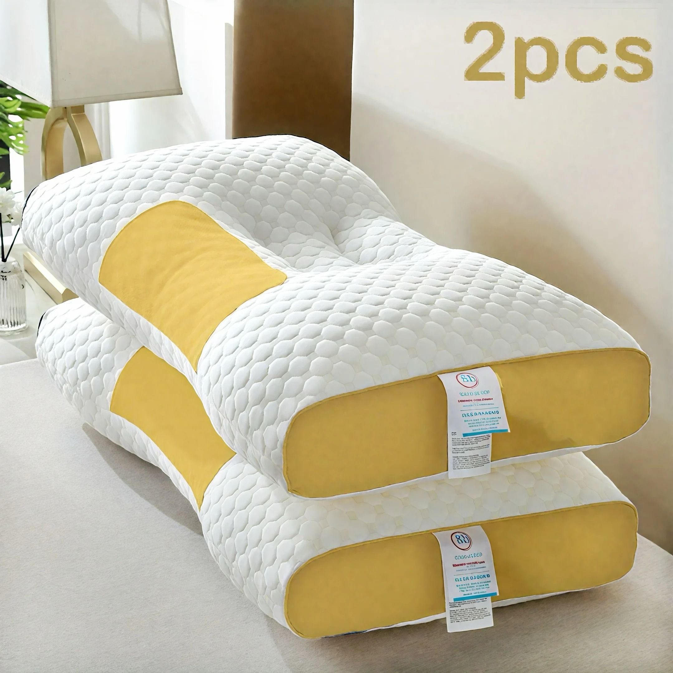 Knitted Neck Protection Pillow Set