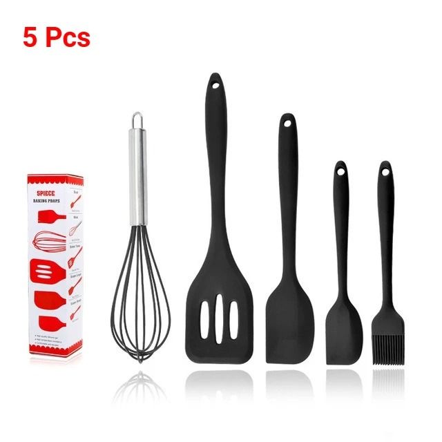 5-Piece Kitchen Silicone Baking Tool Set – All-Purpose Cooking & Pastry Kit