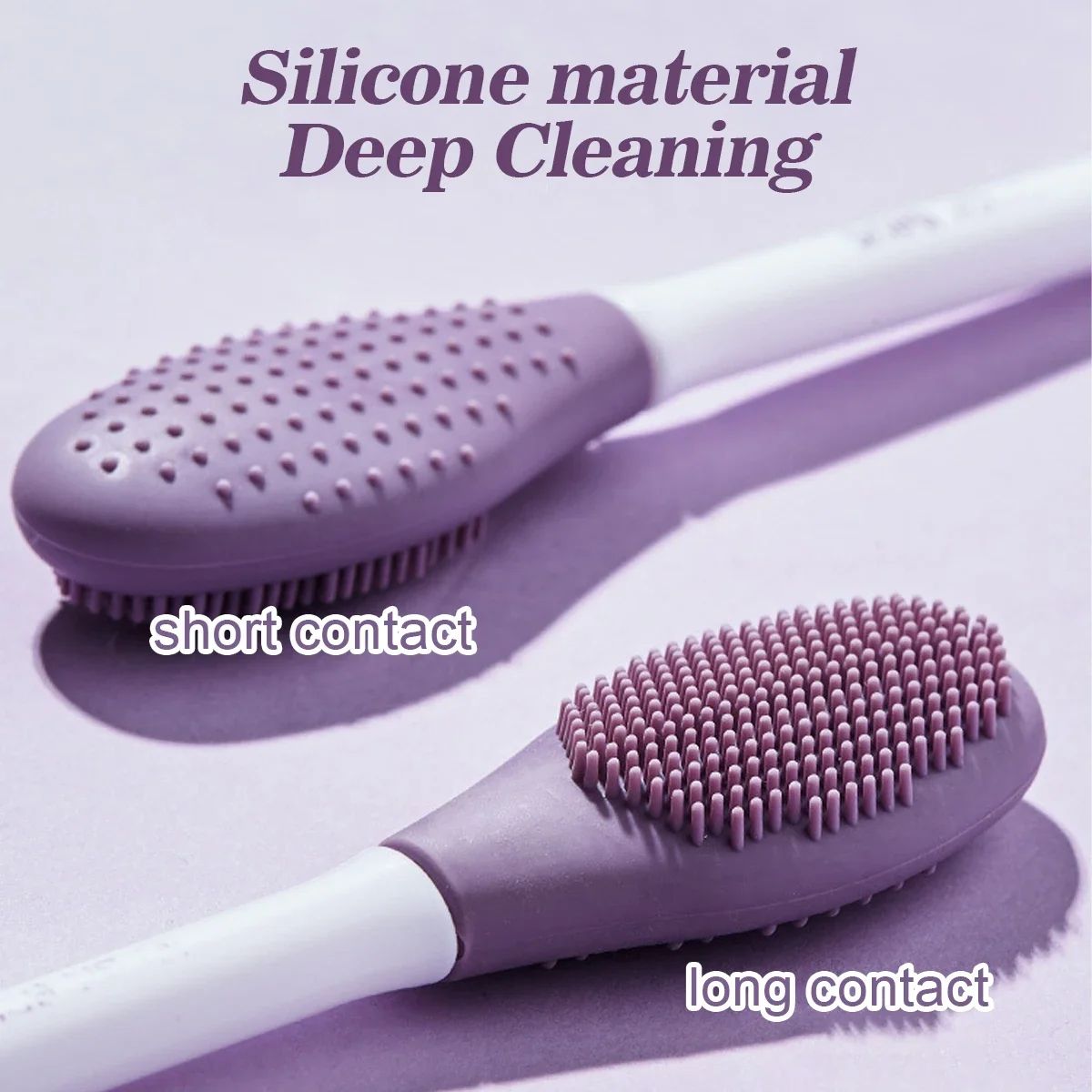2-in-1 Silicone Facial Cleansing Brush & Mask Applicator for Deep Pore Care