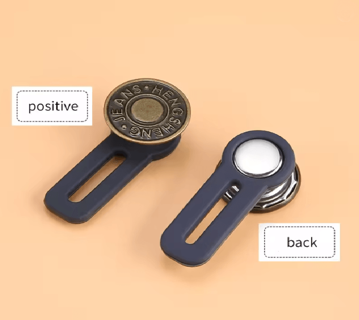 Metal Jeans Button Extender Set
