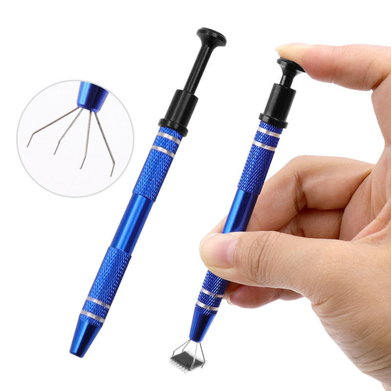 Four Claw IC BGA Chip Gripper Electronic Component Extractor Tool for Precision Repair
