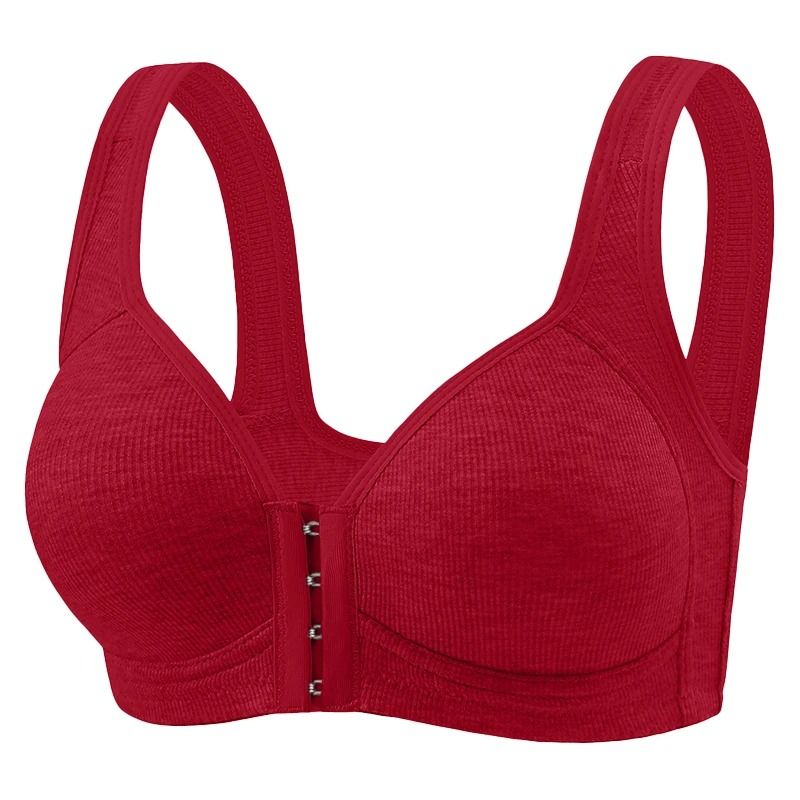 FallSweet Wire-Free Front Closure Bra Seamless Full Coverage Mom Lingerie
