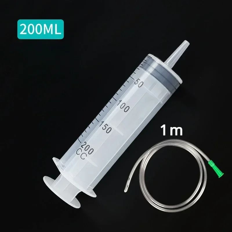 Large Capacity Reusable Syringe Oil Pump with Hose