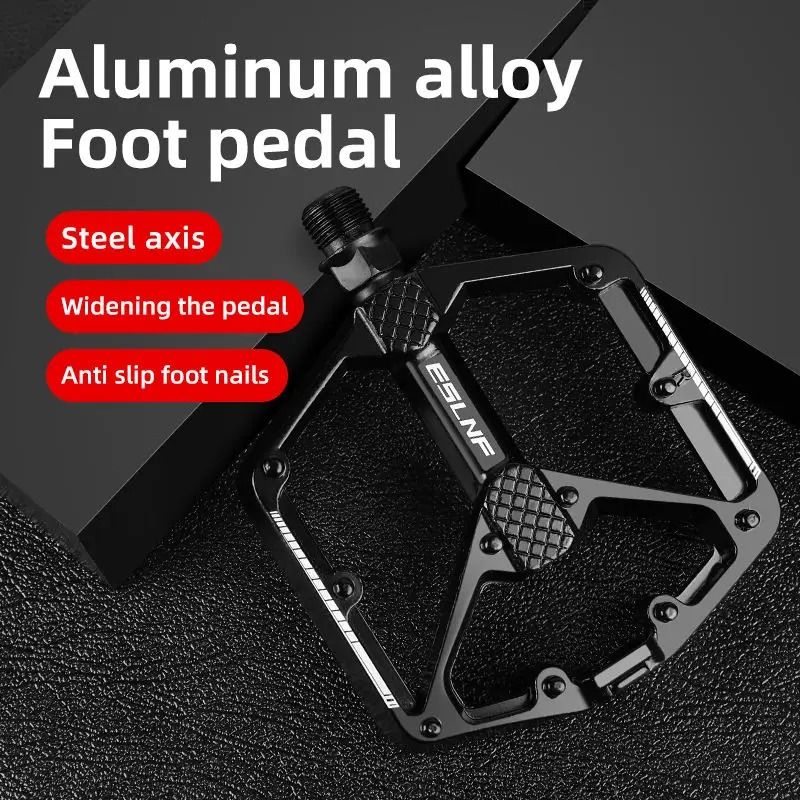 Aluminum Alloy Bike Pedals With Bearings and Anti Slip Grip