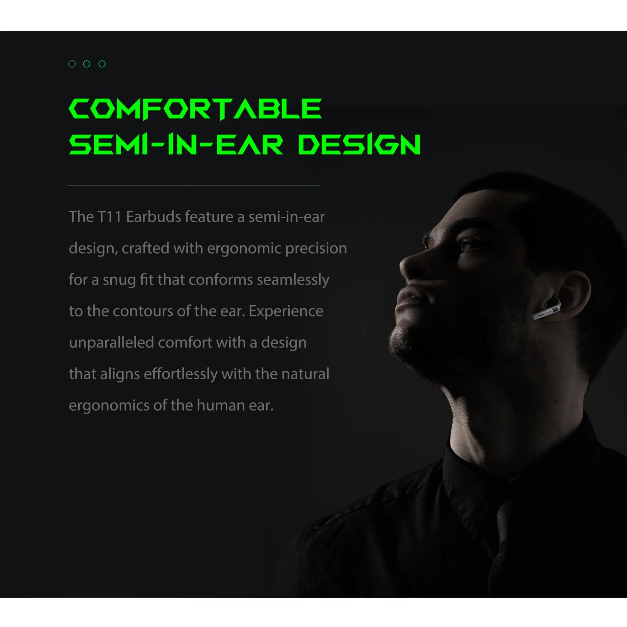 Black Shark T11 TWS Wireless Earbuds with Active Noise Cancellation