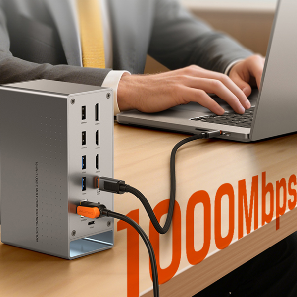 USB C Dock Station, HDMI, Type C, Lan Port for Laptop and Mac Book Pro