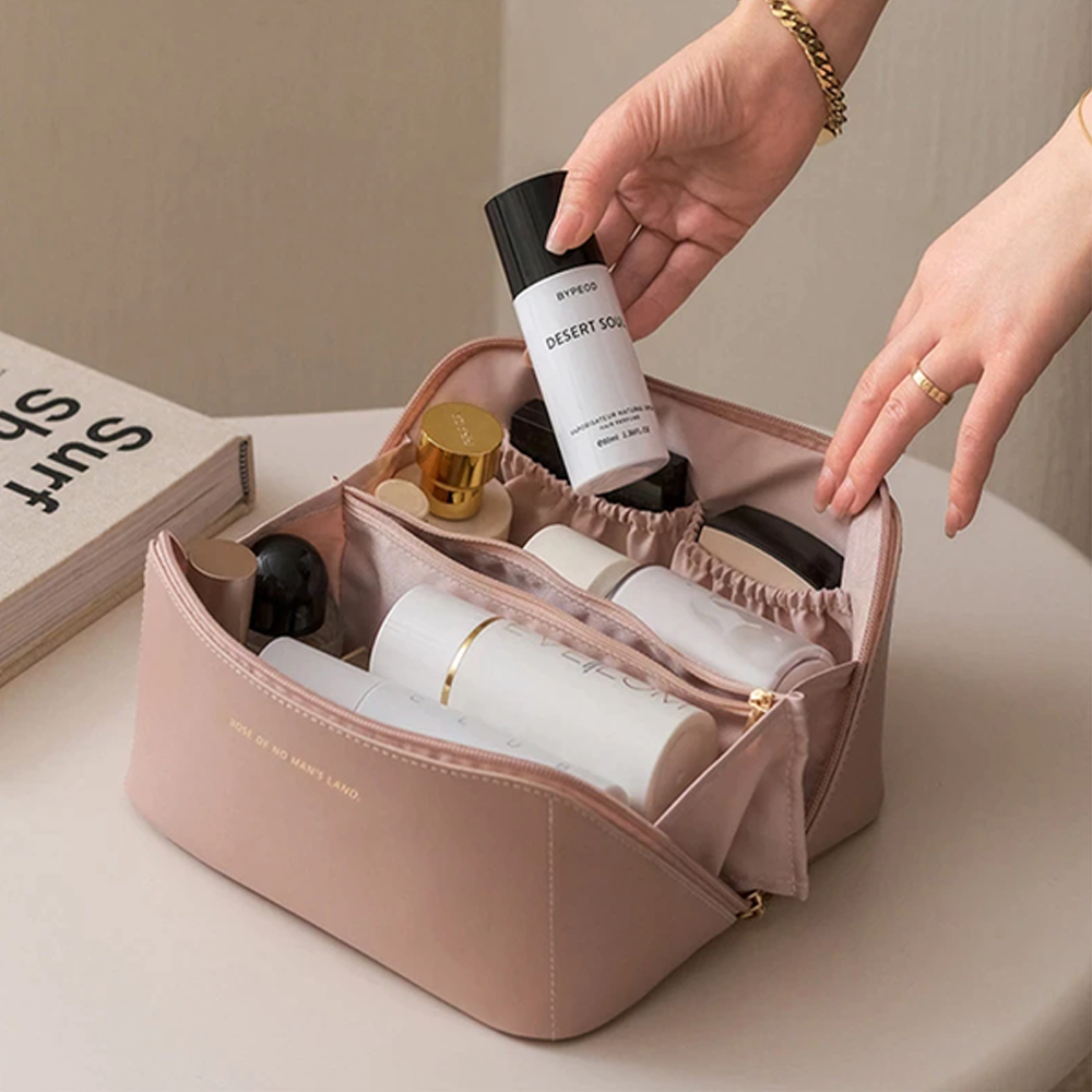 Large Capacity Travel Cosmetic Pouch