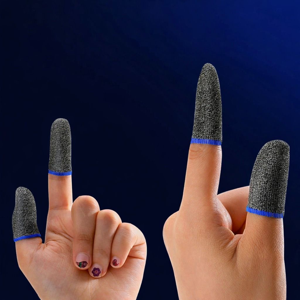 PUBG Gaming Finger Sleeves, Sweatproof Game Controller Mobile Gloves for Smartphones and Tablets