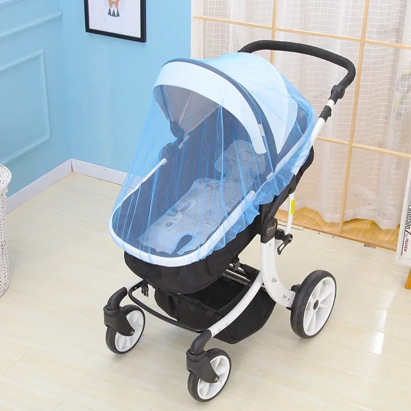 Breathable Baby Stroller Mosquito Net, Universal Fit Insect Shield Mesh Prams, Pushcarts & Bassinets, Summer Essential