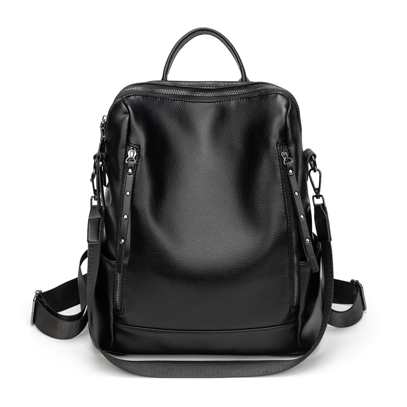 Large Capacity Retro Style Womens Backpack Convertible Shoulder Bag for Commuting & Travel
