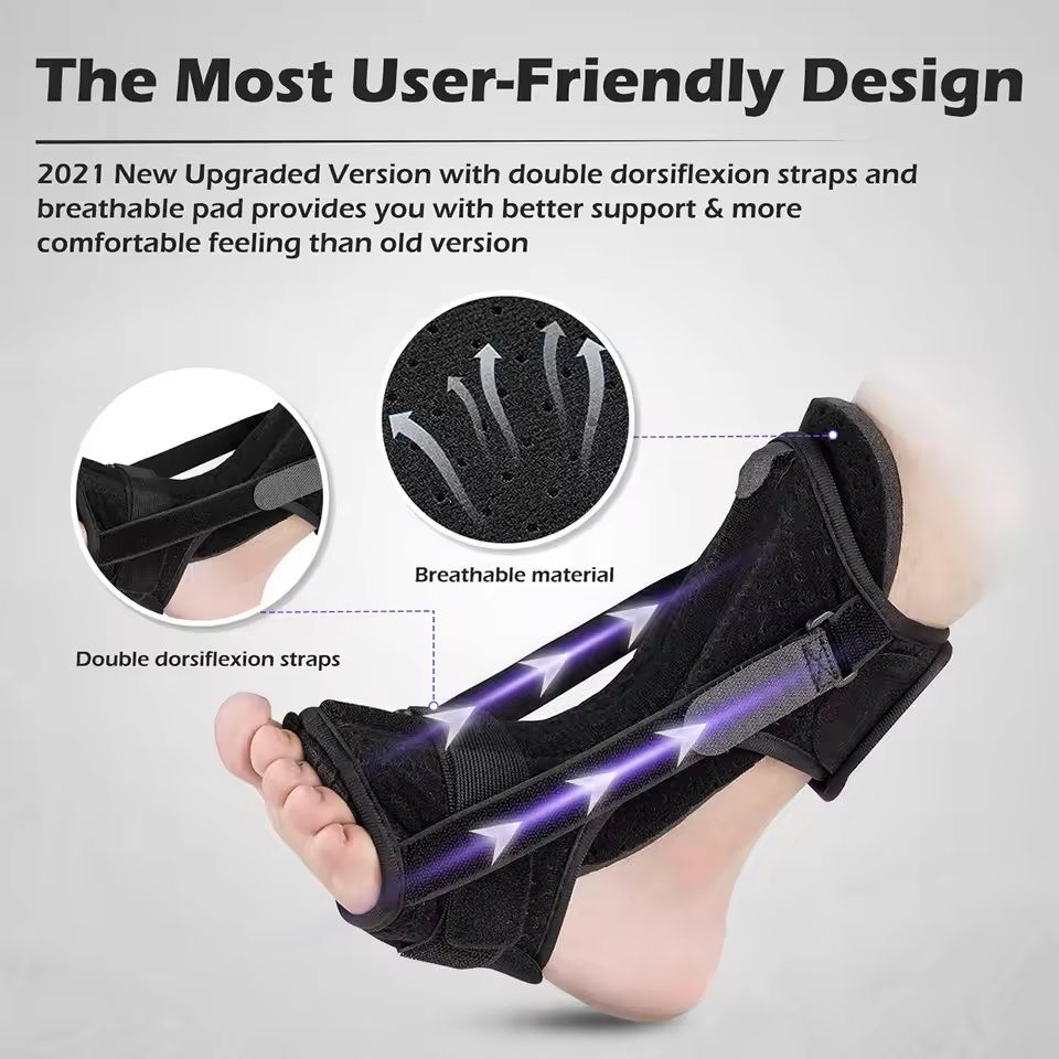 Adjustable Night Foot Brace for Pain Relief