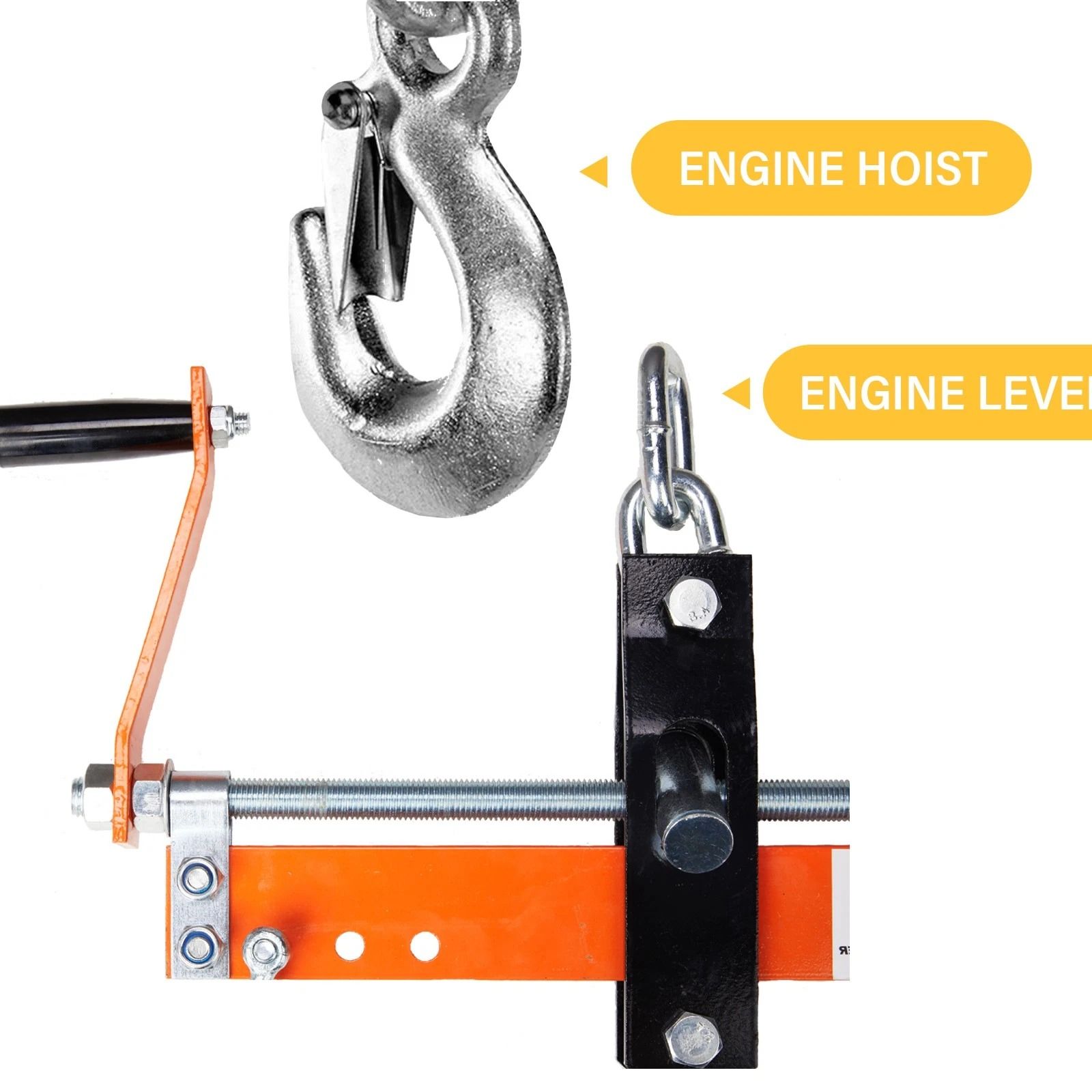 Engine Hoist Crane Cherry Picker Lift Tool, Load Leveler