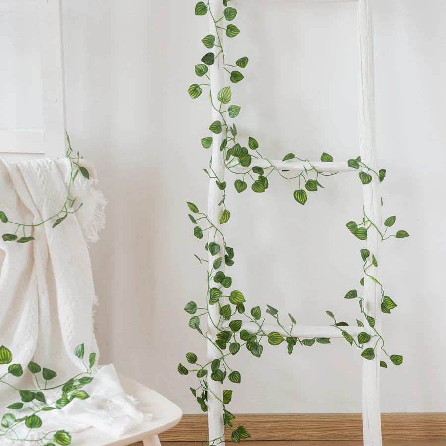 Artificial Hanging Garland Green Vine Leaves Home and Event Decor