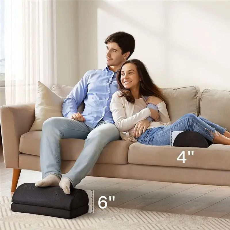 Ergonomic Foot Rest Office-Support your feet and legs for greater comfort. Relax your legs when working in the office or