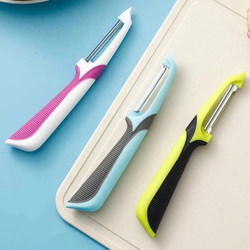 Multifunctional Vegetable and Fruit Peeler Stainless Steel Manual Quick Peeler Kitchen Tool