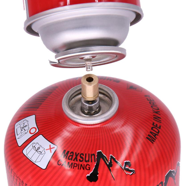 Portable Butane Gas Refill Adapter for Camping Stove Fuel Canisters