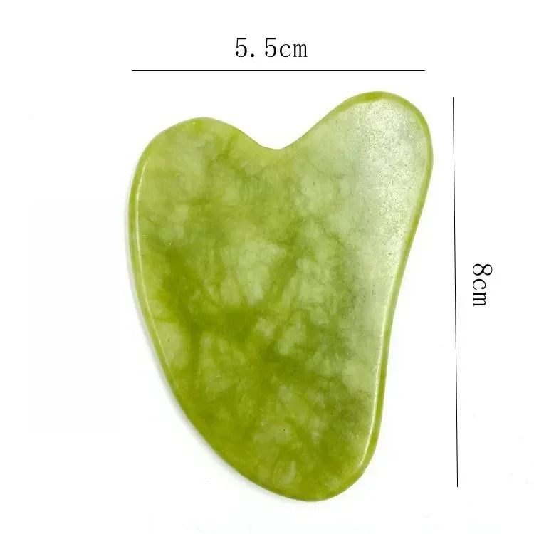 Natural Jade Facial Roller and Gua Sha Body Massager Set