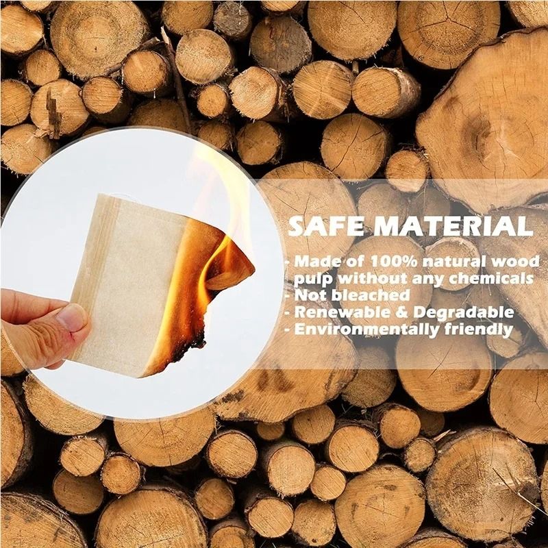 100Pcs Drawstring Teabags | Premium Biodegradable Filter Bags for Coffee, Herbal Medicine & Leaf Tea