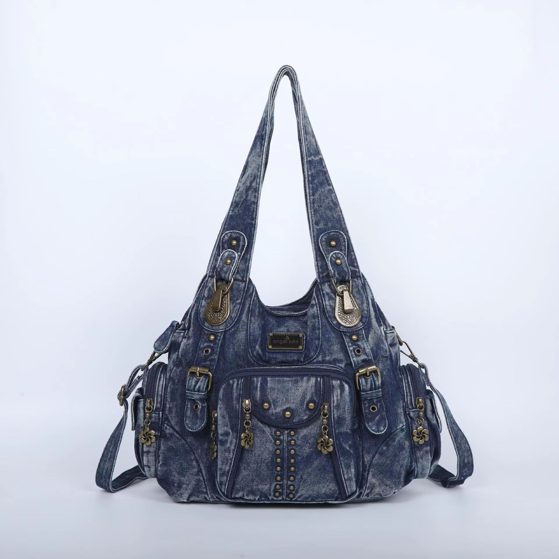 Angelkiss PU Leather Women's Handbag Shoulder Bag Large Fashion Satchel