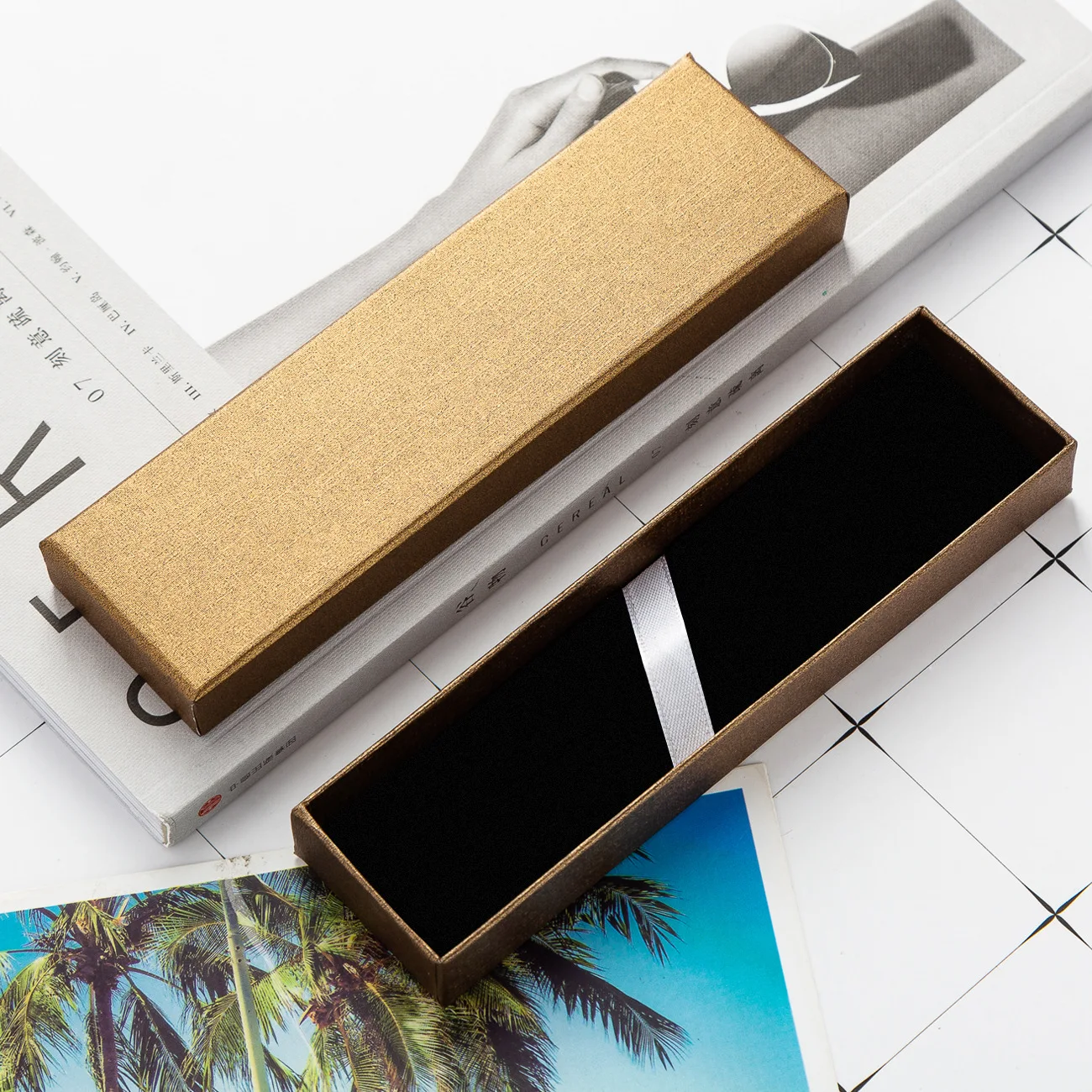 Luxury Pen Gift Box Premium Fountain Pen & Jewelry Presentation Case