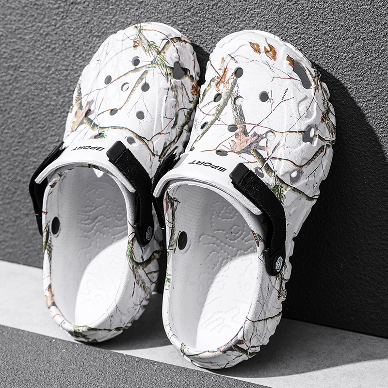 High Quality Men Slippers, Classic Anti-Slip Garden Shoes, Lightweight Casual Sandals, Fashionable Platform Shoes