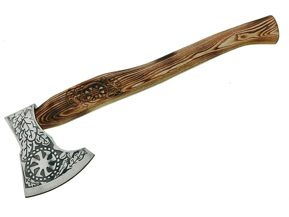 CUSTOM HANDMADE HIGH CARBON STEEL VIKING HATCHET TOMAHAWK HUNTING TACTICAL AXE