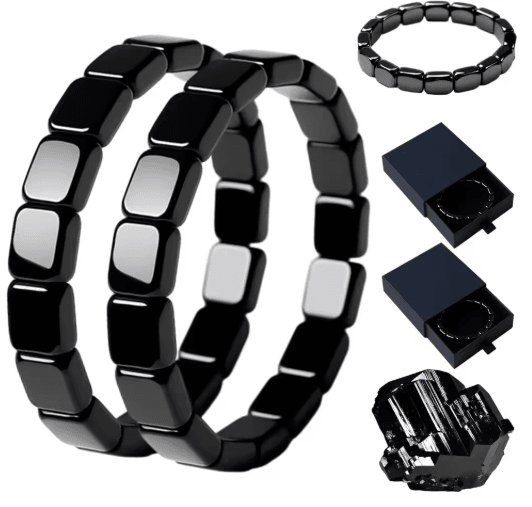 2025 Hematite Bracelet for Men – Natural Stone Energy Bracelet for Confidence and Focus
