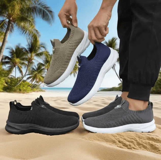 Men Mesh Athletic Sneakers Breathable Lightweight Running and Casual Shoes