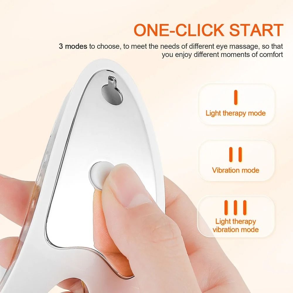 LED Eye Massager Device Anti Aging Dark Circles Eye Care Tool