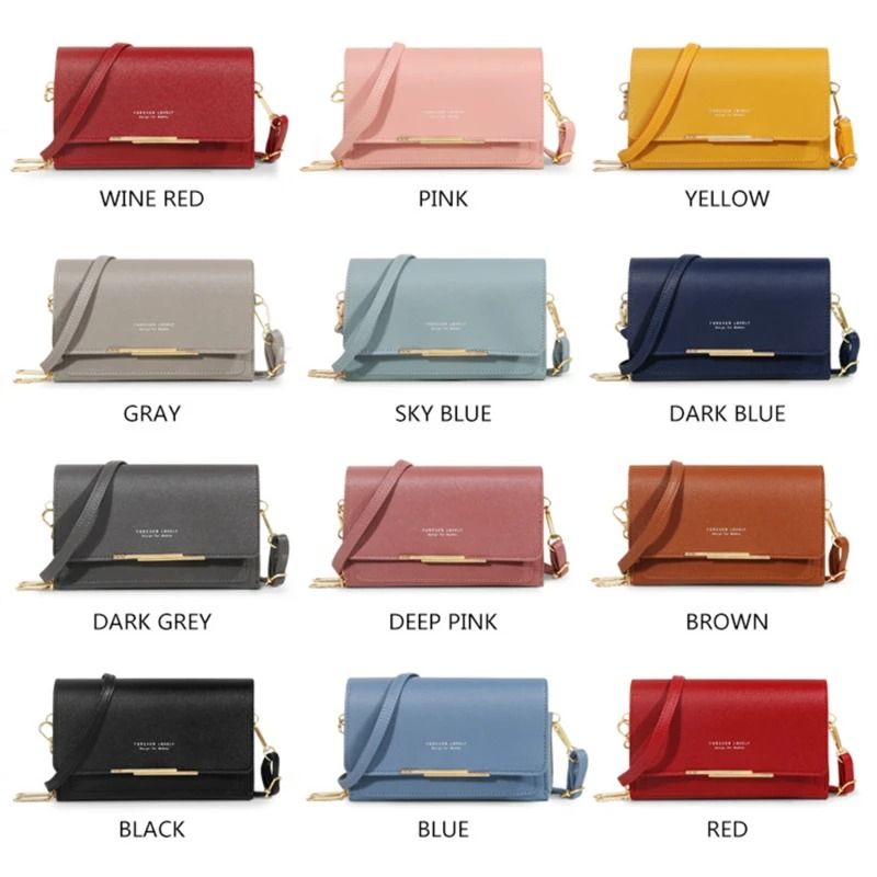 Womens Large Capacity Wallet Shoulder Bag with Phone Holder