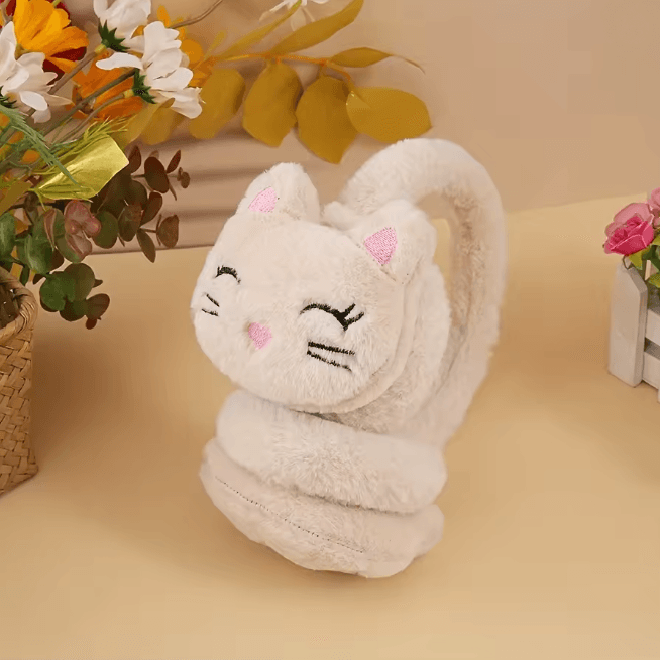 CozyCat Plush Earmuffs Winter Warm Ear Protection
