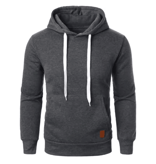 Mens Lightweight Hoodie Casual Pullover Drawstring Hooded Streetwear Sweatshirt