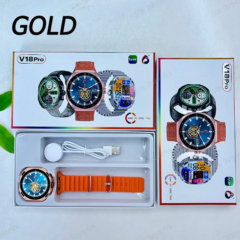 Smart Fitness Watch with AMOLED Display