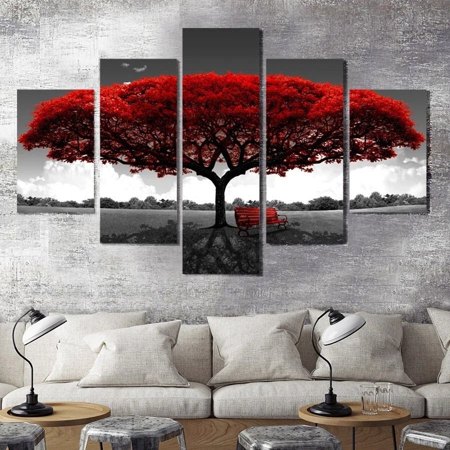 Canvas Print Landscape Art Modern Piece Wall Decor for Living Room