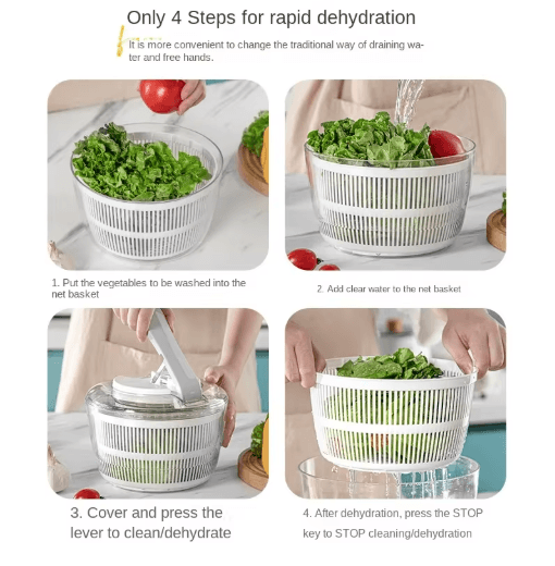 FreshSpin Pro Salad Spinner and Vegetable Washer