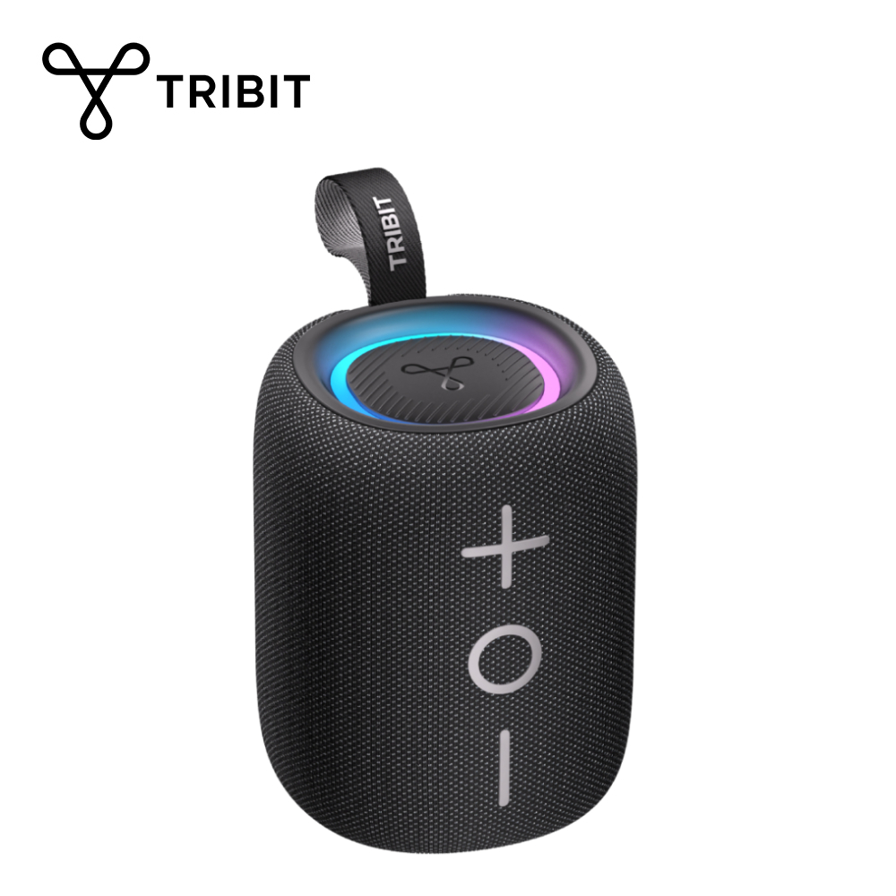 StormBox Mini Plus Wireless Speaker, 12W 360 Surround Sound, XBass, LED Light, IPX7 Waterproof, Travel Outdoor Hiking