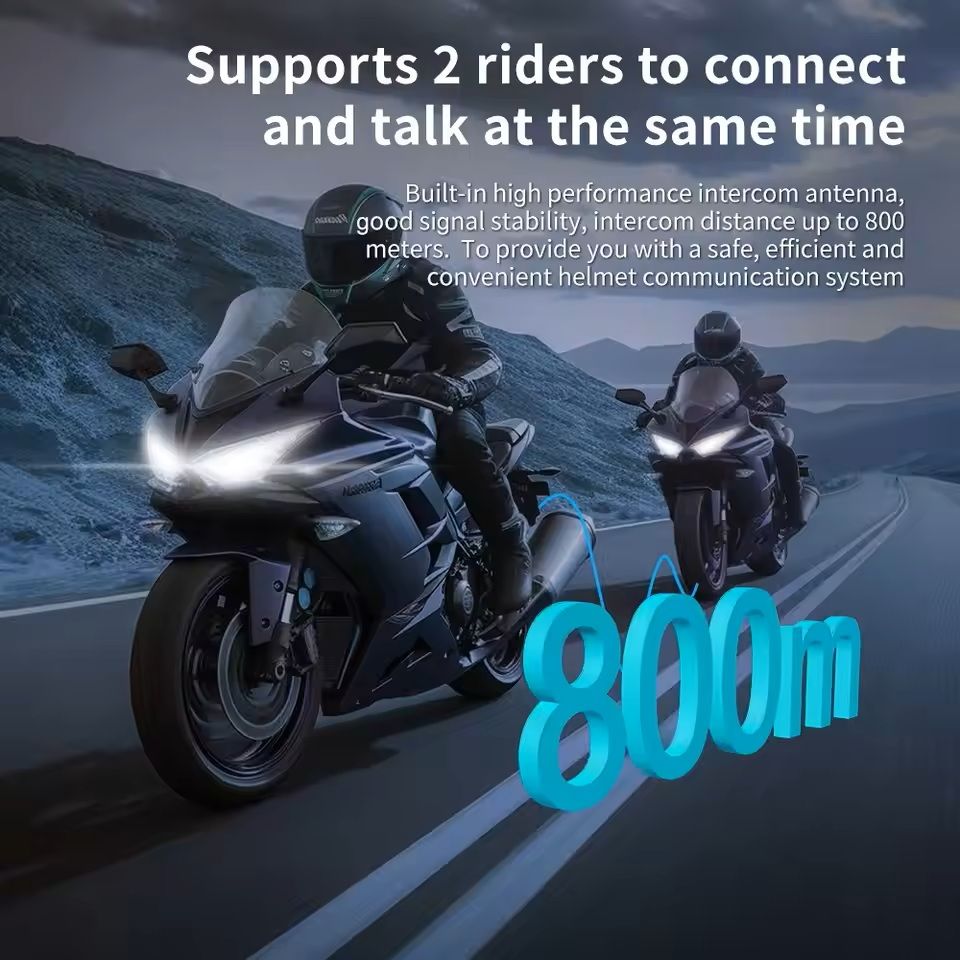 Bluetooth Motorcycle Helmet Intercom Headset Q2