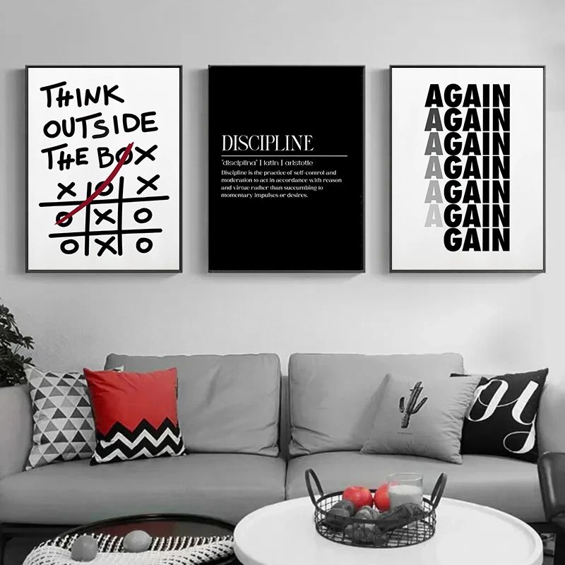 Motivational Quotes Canvas Wall Art Print