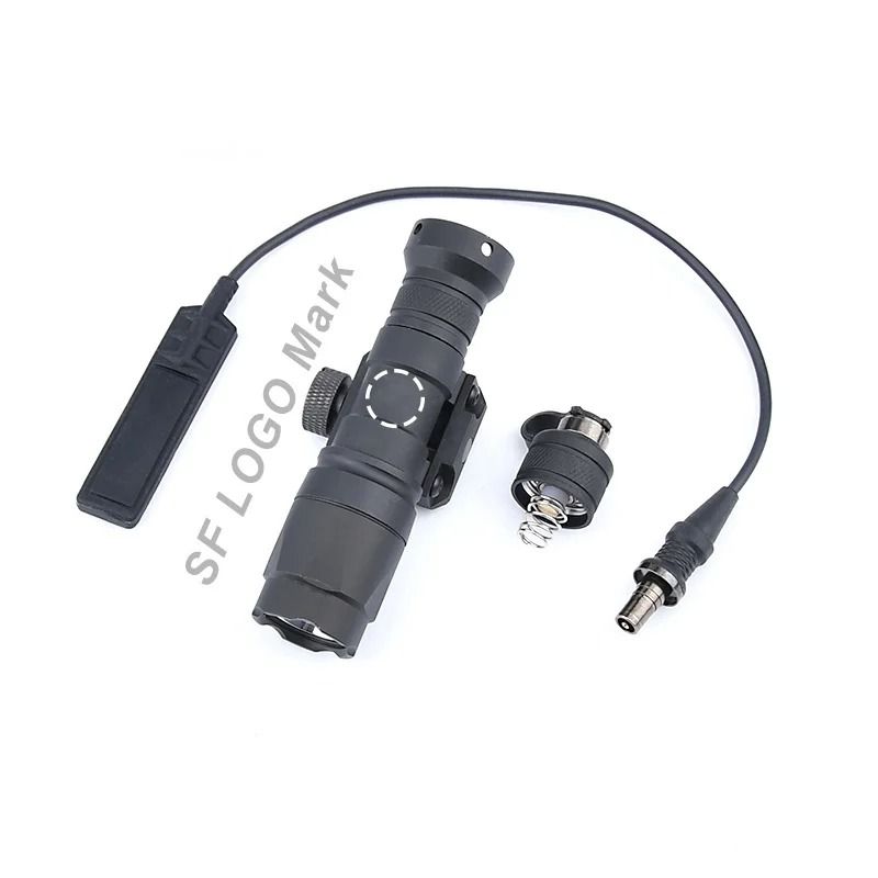 Mini Tactical Weapon Flashlight LED Scout Hunting Light with 20mm Rail Mount