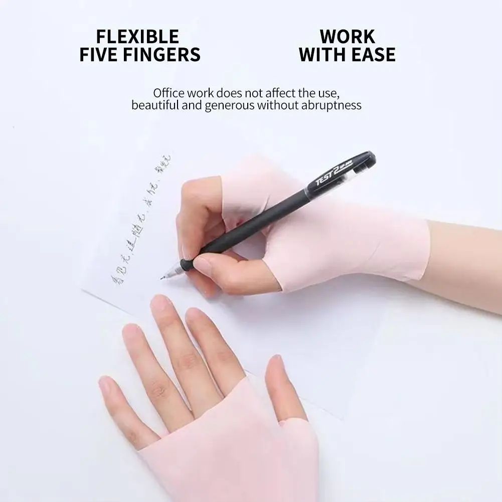 Fingerless UV Protection Driving Gloves