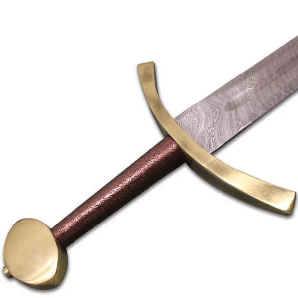 Robb Starks Damascus Steel Sword - Game of Thrones Replica with Leather Sheath