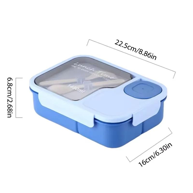 Kid's Bento Lunch Box with Integrated Tableware