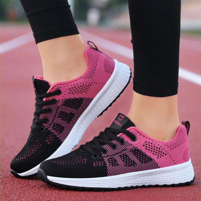 Women Platform Sneakers With Breathable Design For Running And Daily Wear