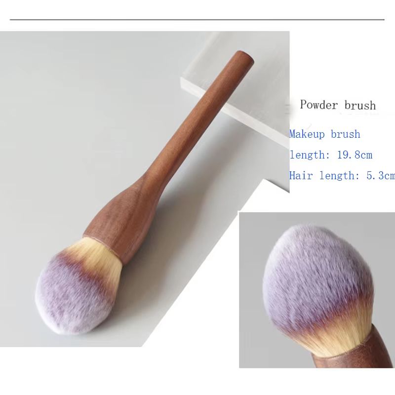 Karsyngirl Makeup Brush Wood Walnut Large Retro Powder Brush